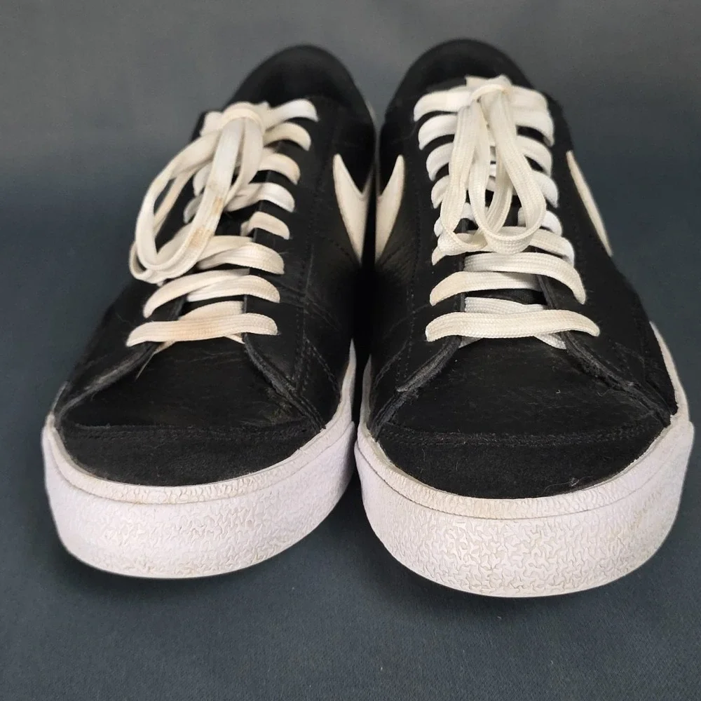 Size 7 (GS) - Nike Blazer Low 77 Black White - DA4074-002